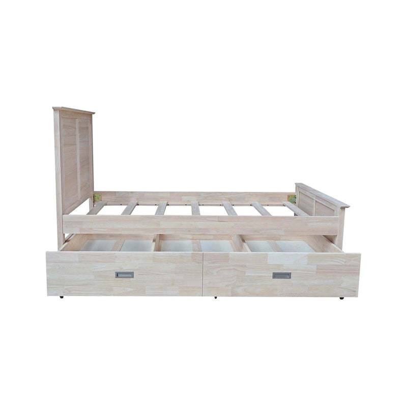 Solid Wood Twin Trundle Bed