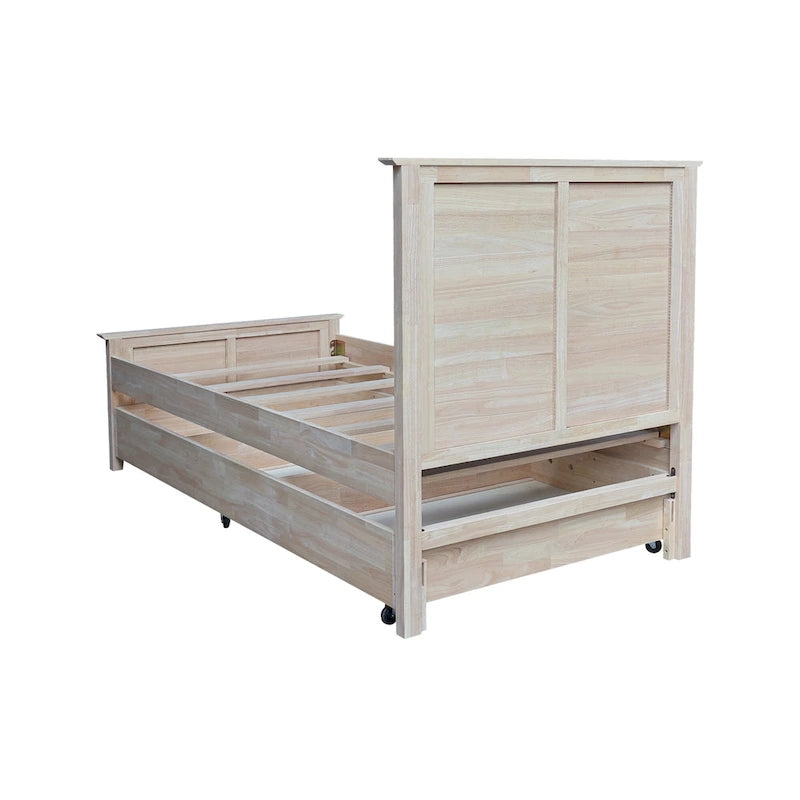 Solid Wood Twin Trundle Bed
