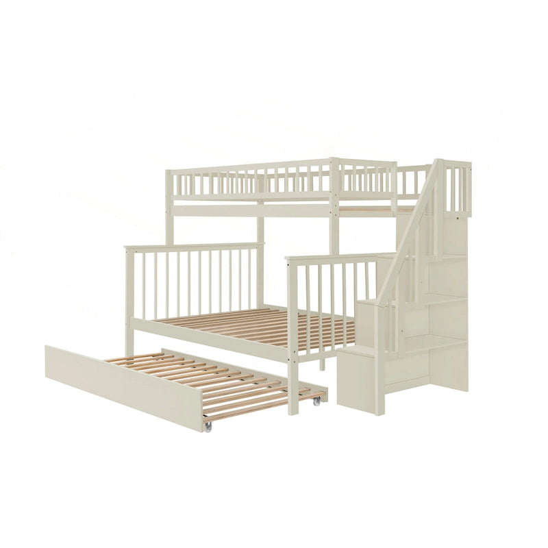 Versatile Stairway Bunk Bed with Extra Storage and Safety Features