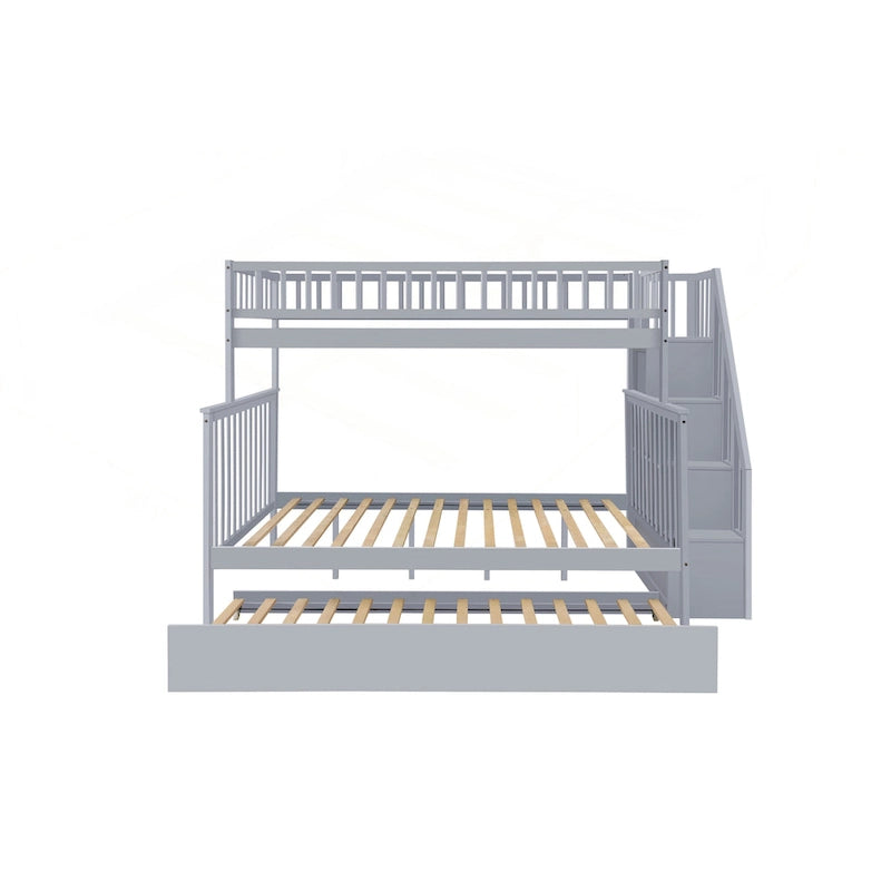 Versatile Stairway Bunk Bed with Extra Storage and Safety Features