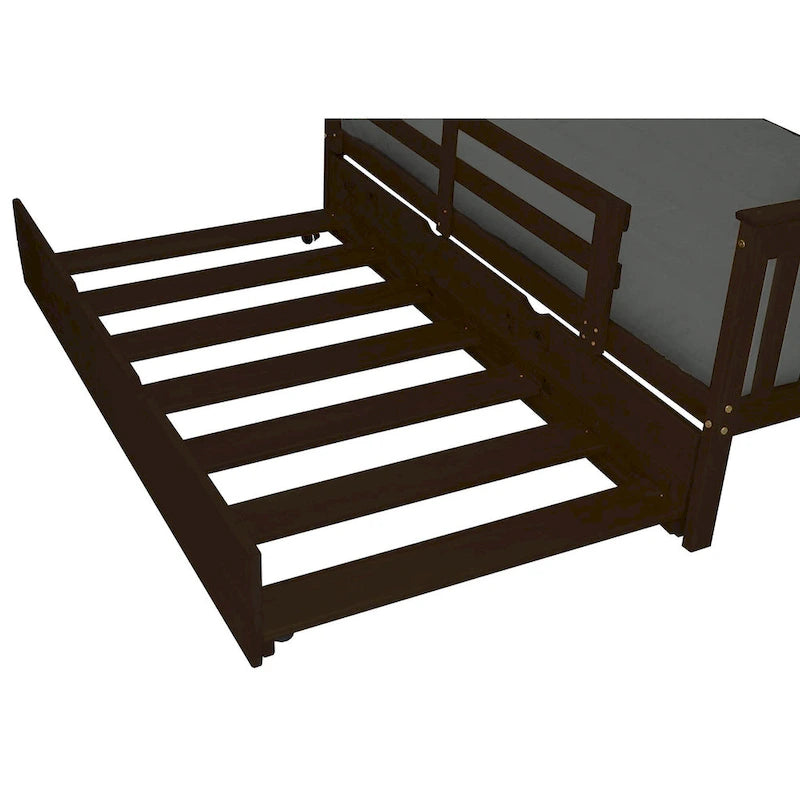 Pine Full Trundle Unit