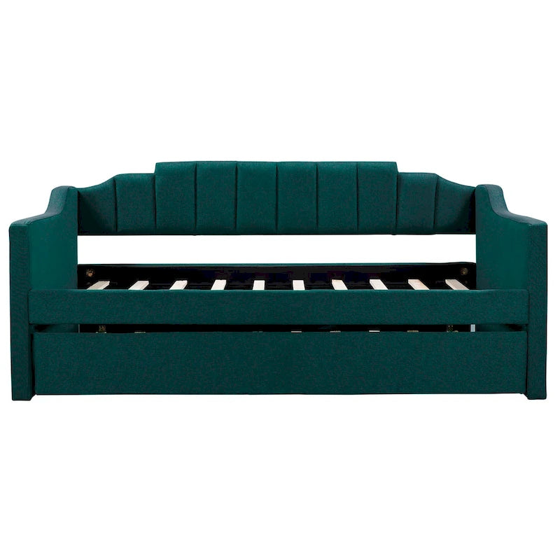 Nestfair Upholstered Twin Daybed with Trundle