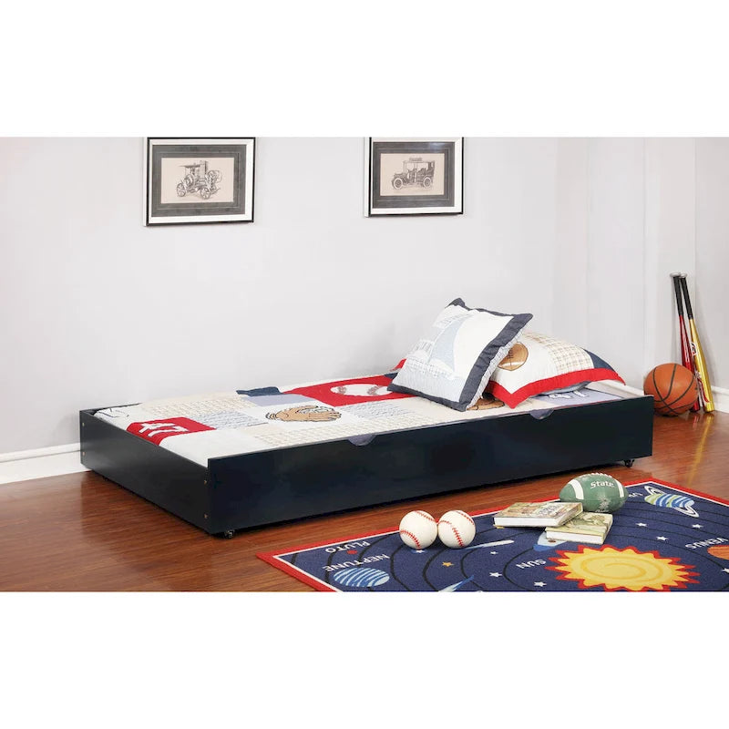 Wood Underbed Trundle with Casters